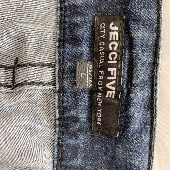 JECCI FIVE MID RISE SKINNY WOMEN'S JEANS Size L - Picture 3 of 3